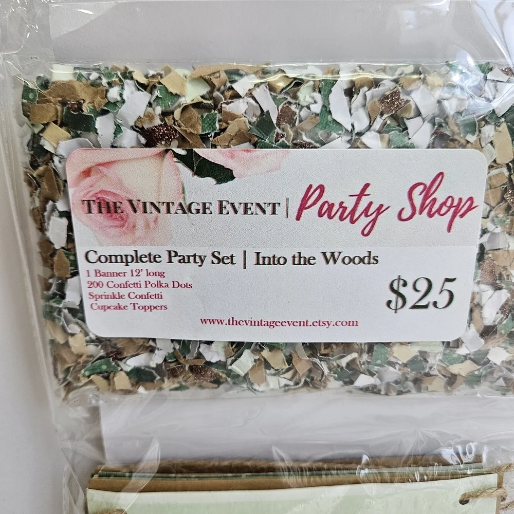 Baby Bear Party Decorations Set with Confetti and Banners